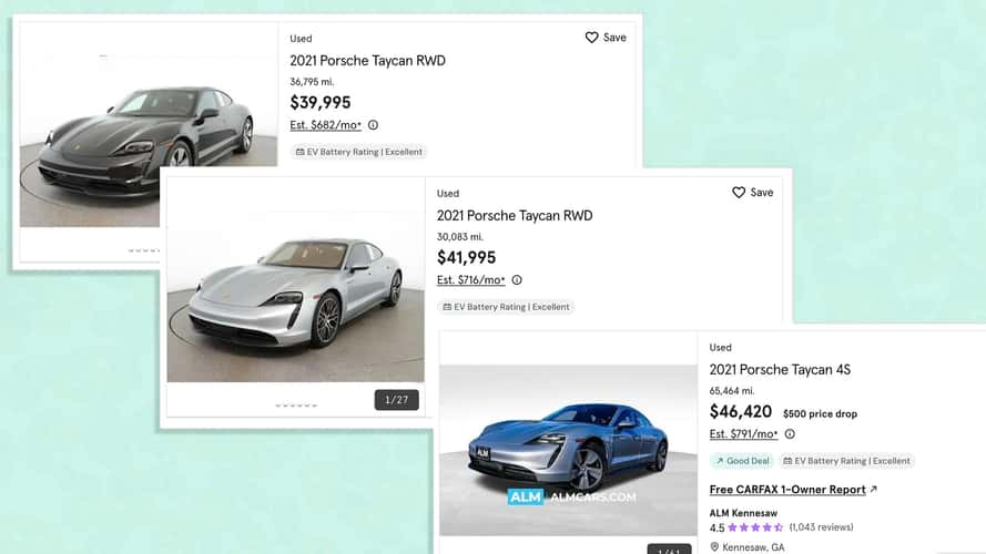 Used Porsche Taycans Are Surprisingly Cheap Right Now
